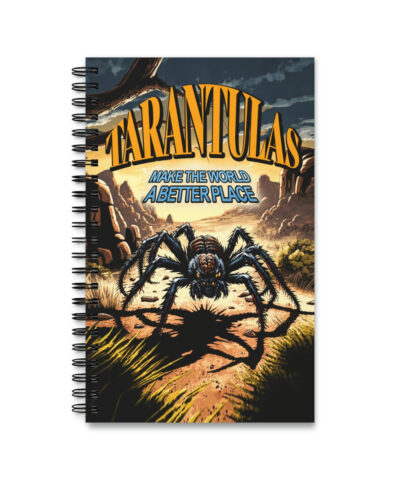 Tarantula Graphic Novel Cover Spiral Journal Notebook Sketch Book