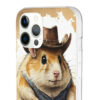 Cowboy Hamster Flexi Phone Cases