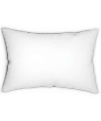 Mid-Century Modern Flower Design Spun Polyester Lumbar Pillow