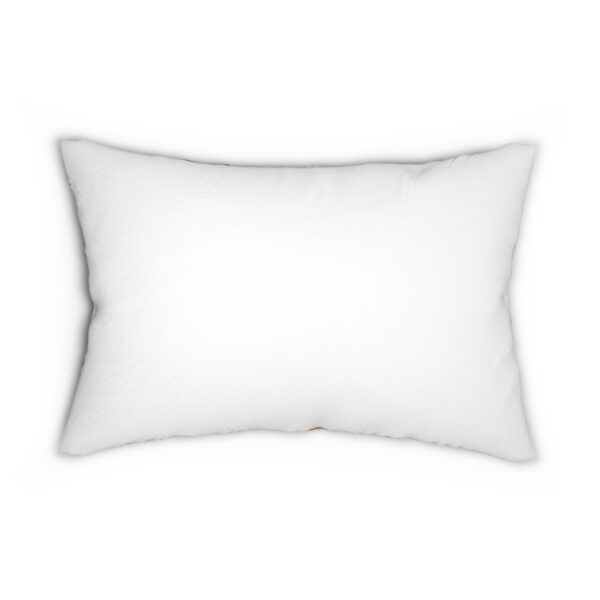 Mid-Century Modern Flower Design Spun Polyester Lumbar Pillow