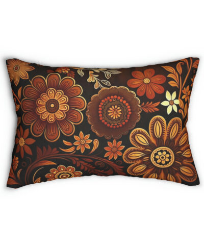 69371 20 400x480 - BOHO Art Nouveau Spun Polyester Lumbar Pillow