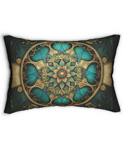 69371 25 400x480 - Art Nouveau Mandala Spun Polyester Lumbar Pillow