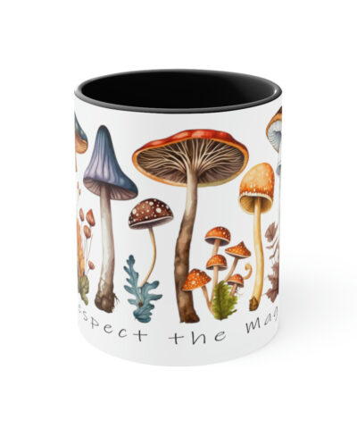 72180 8 400x480 - Respect the Magic Two-Tone Coffee Mug Cottagecore Goblincore Mushroom