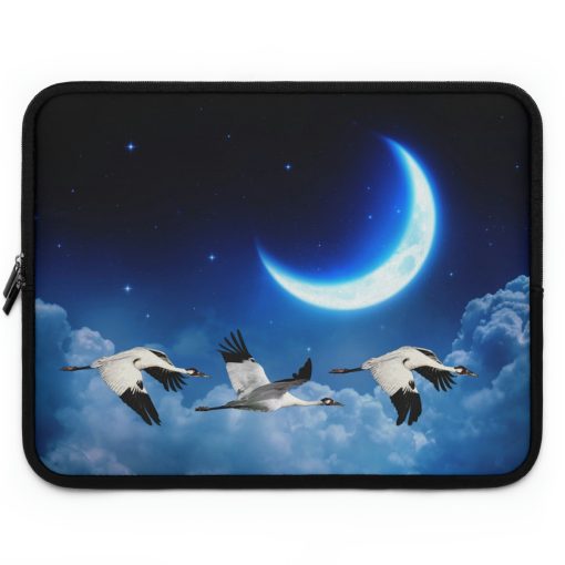 Whooping Cranes Laptop Sleeve | Macbook Case Laptop Bag Zipper Pouch