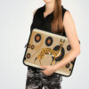 Mid-Century Modern Leopard Laptop Sleeve | Macbook Case Laptop Bag Zipper Pouch