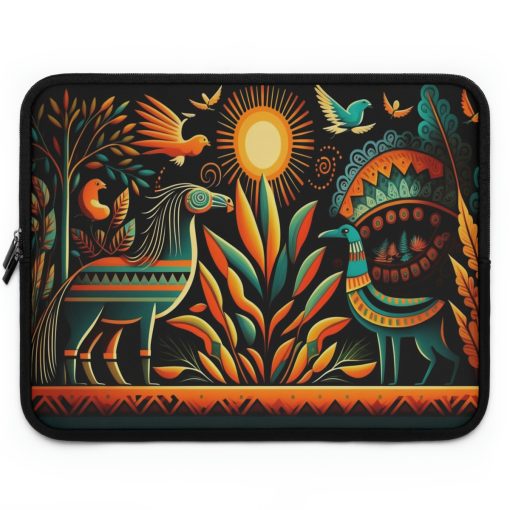Mesoamerican Boho Laptop Sleeve | Macbook Case Laptop Bag Zipper Pouch