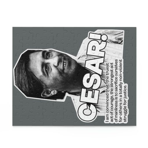 Cesar Chavez Puzzle (120, 252, 500-Piece) Union Hero Latino Civil Rights Icon Social Justice Human