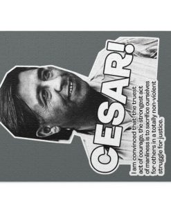 Cesar Chavez Puzzle (120, 252, 500-Piece) Union Hero Latino Civil Rights Icon Social Justice Human