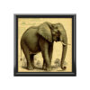 Vintage Elephant Wooden Keepsake Jewelry Box