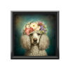 Victorian Watercolor Poodle Portrait Vintage Jewelry Keepsake Box IV – a perfect gift for the poodle lover, including poodle moms and sisters