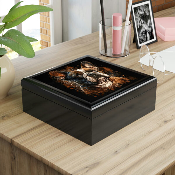 French Bulldog Portrait Jewelry Keepsake Box I – a perfect gift for the frenchy lover or any bull dog fan