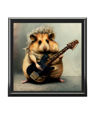 72880 90 400x480 - Hamster Playing Guitar Wood Keepsake Jewelry Box with Ceramic Tile Cover