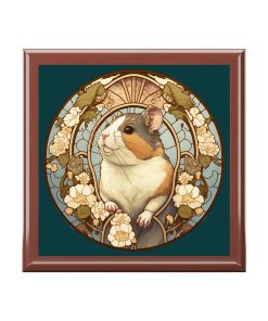 Art Nouveau Hamster Jewelry Box