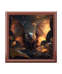 Magical Fairytale Bat Open Wings Jewelry Trinket Treasure Box