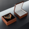 Cute Gothic Bat Design Wooden Keepsake Jewelry Box
