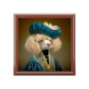 Victorian Poodle Portrait Vintage Jewelry Keepsake Box I - a perfect gift for the poodle lover, including poodle moms and sisters