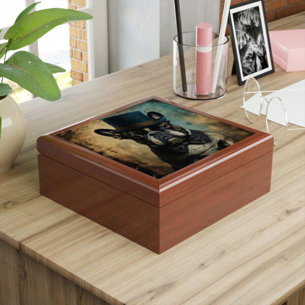 French Bulldog Portrait Jewelry Keepsake Box – a perfect gift for the frenchy lover or any bull dog fan