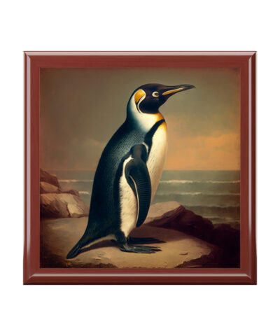 72882 423 400x480 - Vintage Penguin Wooden Keepsake Jewelry Box