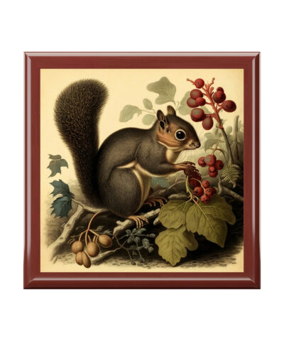 72882 432 400x480 - Vintage Squirrel Wooden Keepsake Jewelry Box
