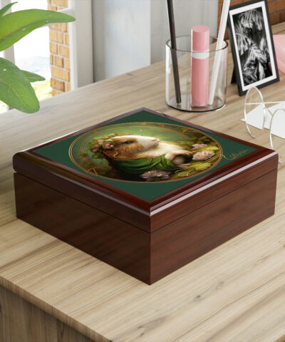 72882 469 400x480 - Art Nouveau Guinea Pig Jewelry Box