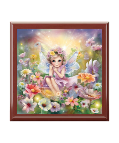 72882 542 400x480 - Watercolor Fairy Cottagecore Design Wooden Keepsake Jewelry Box