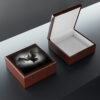 Black Bat Pen and Ink Open Wings Jewelry Trinket Treasure Box