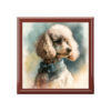 Victorian Poodle Portrait Vintage Jewelry Keepsake Box III – a perfect gift for the poodle lover, including poodle moms and sisters