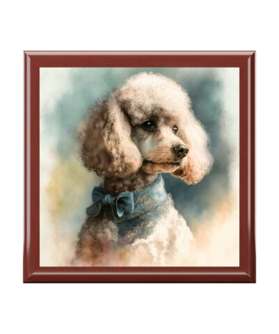 72882 57 400x480 - Victorian Watercolor Poodle Portrait Vintage Jewelry Keepsake Box IV - a perfect gift for the poodle lover, including poodle moms and sisters