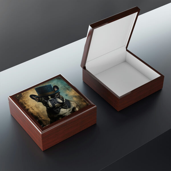 French Bulldog Portrait Jewelry Keepsake Box – a perfect gift for the frenchy lover or any bull dog fan