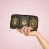 Tarot Card Sun Zipper Wallet | Cottagecore Mid-Century Modern Themed Purse