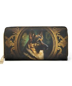 73217 64 247x296 - Vintage Victorian German Shepard Zipper Wallet  | Cottagecore Mid-Century Modern Dog Themed Purse