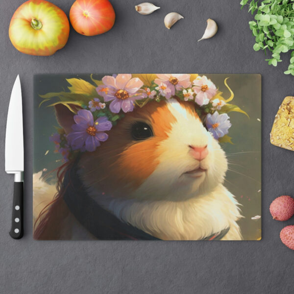 Whimsical Princess Hamster Cutting Board