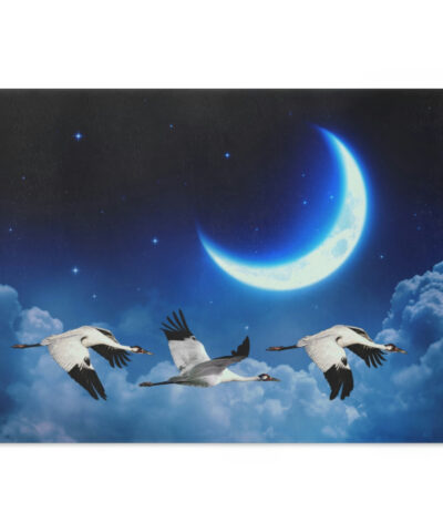 74549 151 400x480 - Whooping Cranes Midnight Run Cutting Board