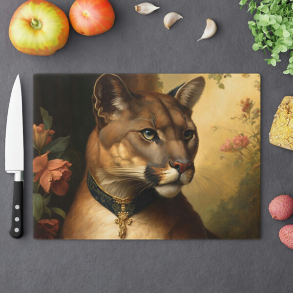 Mountain Lion Cougar Puma Cutting Board