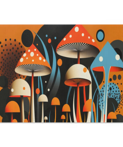 74549 165 400x480 - Mid-Century Modern Mushrooms Cutting Board