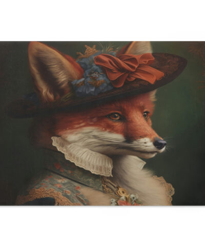 74549 36 400x480 - Vintage Victorian Red Fox Lady Cutting Board
