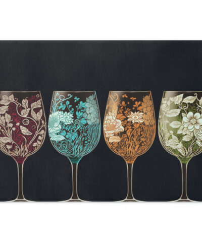 74549 41 400x480 - Art Nouveau Boho Wine Glasses Cutting Board
