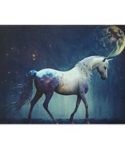 Midnight Unicorn Cutting Board