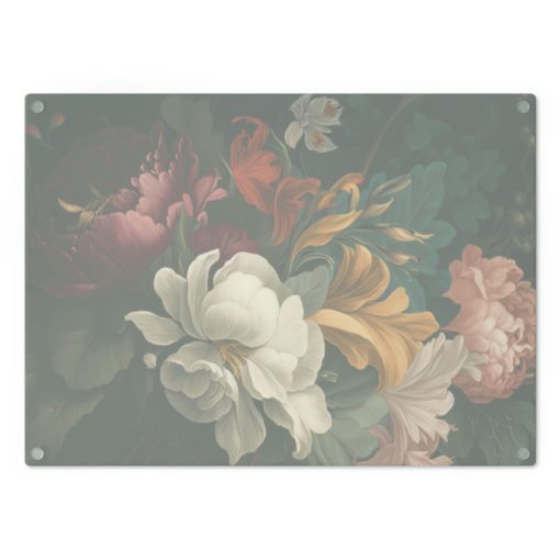 Vintage Victorian Floral Cutting Board