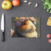Whimsical Princess Hamster Cutting Board