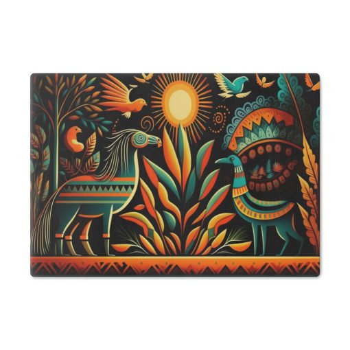 Boho Modern Mesoamerican Design Cutting Board