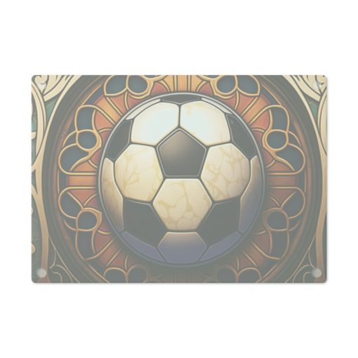 Art Nouveau Soccer Ball Cutting Board