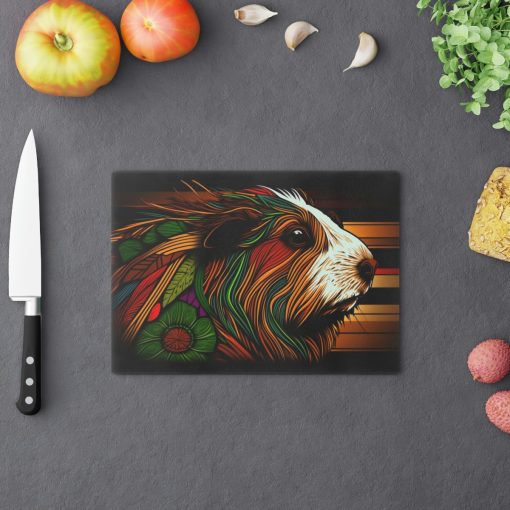 Boho Modern Bohemian Guinea Pig Cutting Board