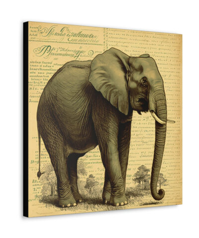 75767 106 400x480 - Elephant Vintage Antique Retro Canvas Wall Art - This Art Print Makes the Perfect Gift for any Nature Lover. Decor You Can Love