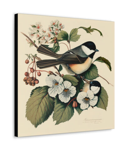 75767 113 400x480 - Chickadee Vintage Antique Retro Canvas Wall Art - This Art Print Makes the Perfect Gift for any Nature Lover. Decor You Can Lov