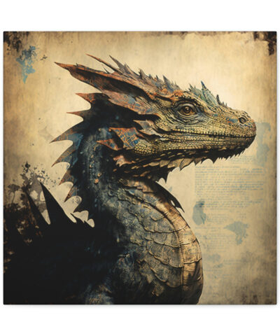75767 119 400x480 - Dragon Vintage Antique Retro Canvas Wall Art - This Art Print Makes the Perfect Gift for any Nature Lover. Decor You Can Love.