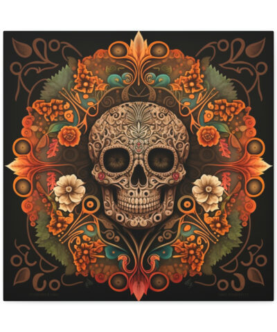 75767 126 400x480 - Day of the Dead Skull Mandala Vintage Antique Retro Canvas Wall Art - This Art Print Makes the Perfect Gift. Fit's just about any decor.