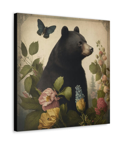 75767 141 400x480 - Black Bear Vintage Antique Retro Canvas Wall Art - This Art Print Makes the Perfect Gift for any Nature Lover. Decor You Can Love.