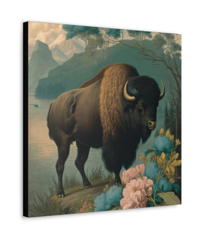 75767 15 400x480 - Bison Buffalo Vintage Antique Retro Canvas Wall Art - This Art Print Makes the Perfect Gift for any Nature Lover. Decor You Can Lov