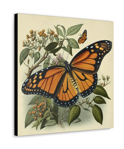 75767 155 400x480 - Monarch Butterfly Vintage Antique Retro Canvas Wall Art - This Art Print Makes the Perfect Gift for any Nature Lover. Uplifting Decor.